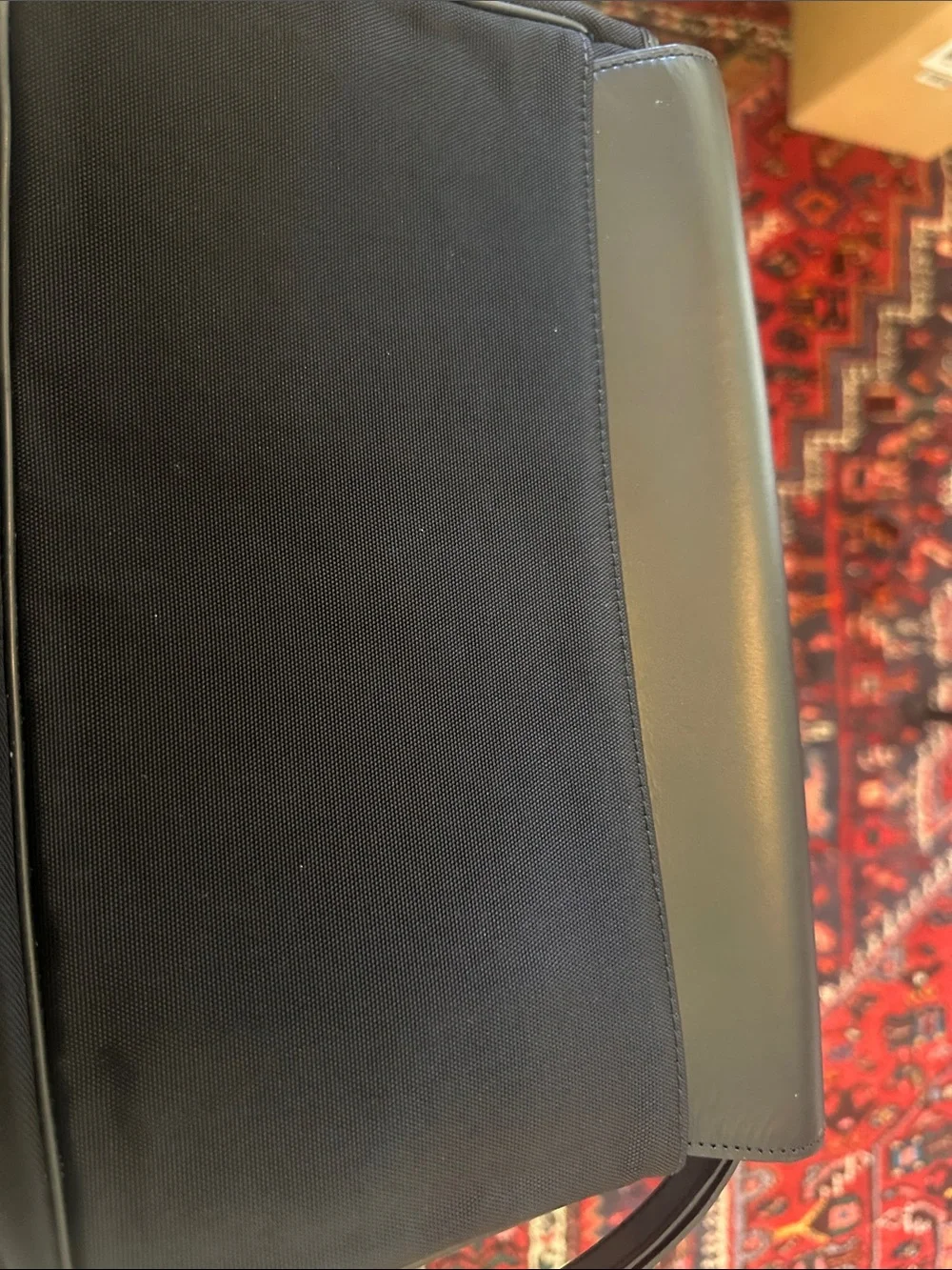 Perfect Dunhill men’s leather and canvas portfolio